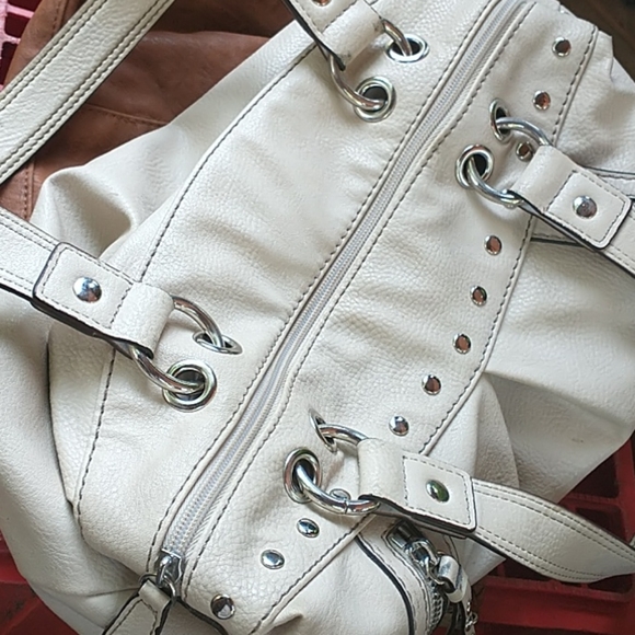Nine West Large Cream Handbag - Picture 8 of 14